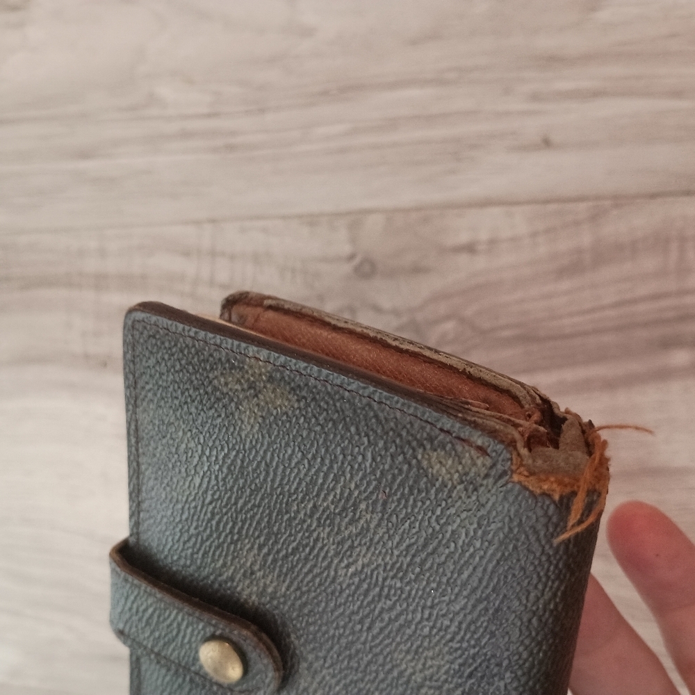 Louis Vuitton French Kiss Damier Ebene Wallet Brown Coated Canvas - Picture 5 of 15